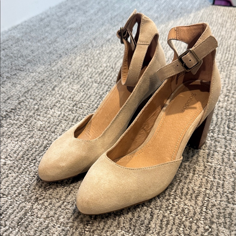 New - Soludos Gemma Heels Size 7